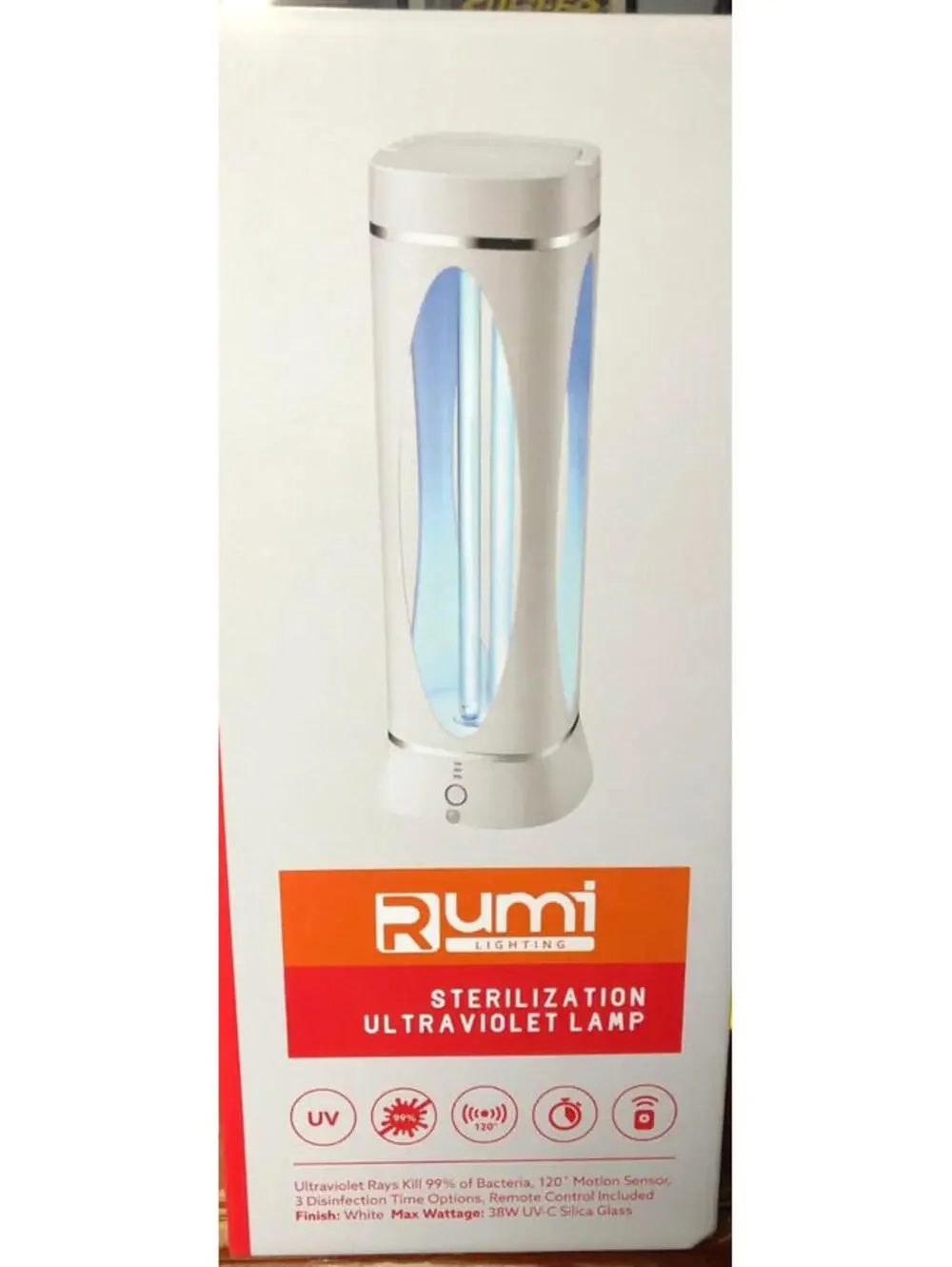 Rumi Lighting Sterilization Ultraviolet White Lamp - 38W